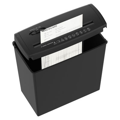 Utilisation à domicile mini bande coupée 5 feuilles broyeur de papier avec 10L bin S606B