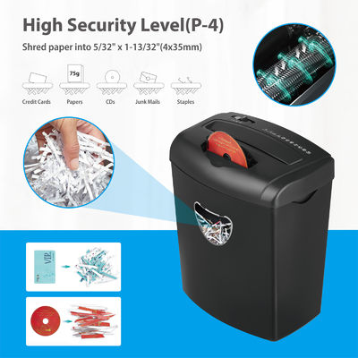 CD218P 5,55 gallons machine à détruire le papier 10 feuilles de papier déchiqueteuse avec protection contre la surcharge inverse