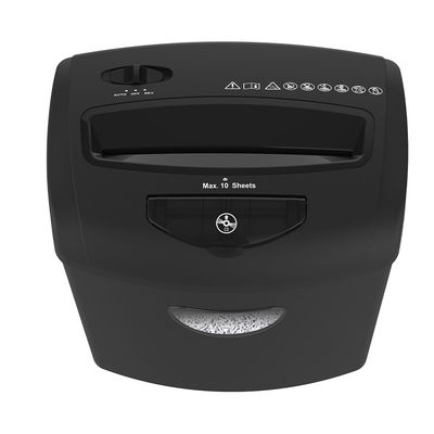 CD218P machine à découper du papier de coupe croisée pour le bureau à domicile avec 21L panier à panier 10 feuilles A4 déchiqueter carte Cd
