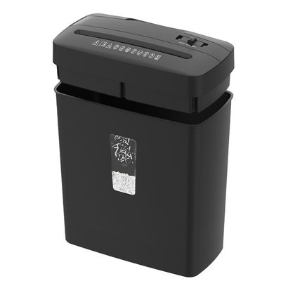 Détructeur de carte de crédit à 6 feuilles avec bac de petite taille de 13L pour usage domestique C220P-6