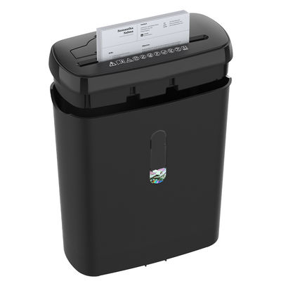 SD108P 8 feuilles machine de découpe de papier de bureau à bande pour les documents de carte de crédit et le disque CD avec 11L Bin