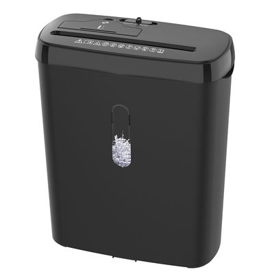 Déchiqueteur de papier à 8 feuilles avec poubelle de déchets de 11L SD108P