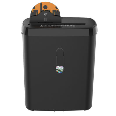 Mini machine de déchiquetage bureau maison 8 feuilles A4 bande coupée Cd carte de papier déchiquetage avec 11L Bin SD108P