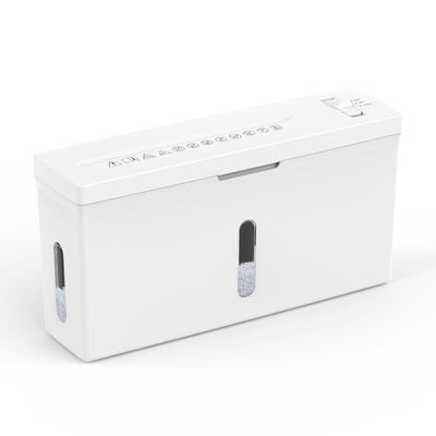 Nouveau produit CS201C Blanc 6 feuilles P3 Home Office Mini écran de bureau déchiqueteur de papier